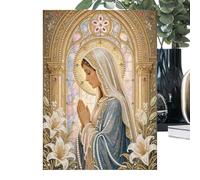 Genérico 5D Diamond Pearl Painting Kit - DIY Jesus Religious Pearl Art Set