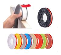 Genérico 5m×15mm Forma U Cinta de Madera Cantos, TPE Protector Borde de Muebles, Cantoneras Cubrecantos Autoadhesiva, Proteccion para Mesas y Muebles(Beige)