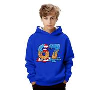Genérico 6-7 Sudadera con Capucha Divertido Meme Six Seven Niños Neón Niño Sudadera 67 Estampada Disfraz Manga Larga Sudaderas Casual Multicolor de Invierno Talla Grande Sudadera para Niños Niñas
