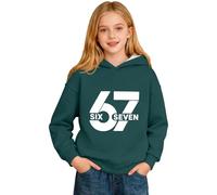 Genérico 6-7 Sudadera con Capucha Six Seven Niños 6 7 Estampada Classic Sudadera Disfraz Manga Larga Sudadera Casual Multicolor de Invierno Talla Grande Sudadera para Niños Niñas
