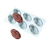 Genérico 6-Cavity Muffin Pan - Silicona Baking Shapes, Nonstick Cupcake Molds for Food with Easy Release, DIY Postre Tray, Reutilizable Muffin Tin for Cake Cookie Home Kitchen Wedding Birthday Party