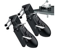 Genérico 6-Finger Tablet Game Controller Grip | Mobile FPS Trigger Joystick Handles with LR & Aiming Buttons | Ergonomic ABS+Metal Accessories for Tablets & Mobile