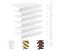 Genérico 6 Fundas para estantes de Alambre, revestimientos de Espuma de 66 x 41 x 7,6 cm para organización de armarios, oficinas y cocinas, fáciles de Limpiar, Elegantes soluciones de Almacenamiento