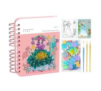 Genérico 6-in-1 Magics Princess Craft Set | Pokes Art Kits For Girls Princess, Including Stickers Watercolor Paints & Pokes Decor, For Boost Imagination And Hands-On Skills
