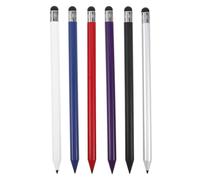 Genérico 6 Lápices Capacitivos Forma de Lápiz de Plástico para Pantalla Táctil, Portátiles y Exactos, Ideales para Escribir y Desplazarse en Smartphones y Tablets