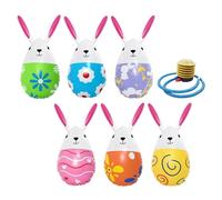 Generico 6-Piece Blow-Up Easter Eggs - Fun Inflatable PVC Ornaments for Indoor or Outdoor Use, Ideal for Party Decorations, Lawn Displays, Garden Fun, Courtyard Events, And Holiday Home Decor