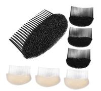 Genérico 6 Piezas De Esponja Para Peinar El Cabello Cepillo Para El Cabello Rizado Herramienta Para Hacer Moños Base Para El Cabello Inserto De Volumen Peine Para El Cabello Para