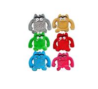 Genérico 6 Piezas Kawaii Color Monstruo de Peluche Muñeca Niños Emoción Peluche Peluche para Niños Regalos de cumpleaños Navidad,