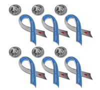 Genérico 6 Piezas Pin y Obsequios de Concienciación Sanitaria Diseño Único para Diabetes de Aleación de Zinc Azul y Adecuado para Grupales