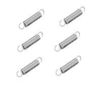 Genérico 6 Piezas Resortes De Extensión Con Gancho Muelle, Longitud Libre 35mm, Diámetro Exterior 6mm, Diámetro Del Cable 1mm