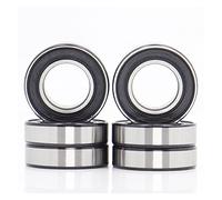 Genérico 6 uds 6800-2RS rodamiento 10x19x5mm ABEC-7 6800RS rodamientos de Bolas de sección Delgada métrica for buje de Bicicleta Rueda Delantera y Trasera Reemplazo