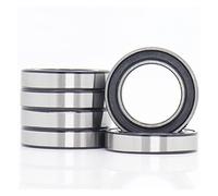 Genérico 6 uds 6802-2RS rodamiento 15 * 24 * 5mm ABEC-7 6802RS rodamientos de Bolas de sección Delgada métrica for buje de Bicicleta Rueda Delantera y Trasera Reemplazo