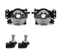 Genérico 63176910791 Conjunto De Faros Antiniebla Con Bombillas Para Serie 3, 5 Y 6, E60, E61, E90, E91, 323i, 325i 525i, Luz Delantera Trabajo Luz Antiniebla(Pair With LED M10)