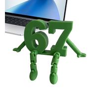 Genérico 67 Action Figure - Articulated Joints 6 7 Number Home Decor, Partner Action Figure Art Sculpture | 3D Printed Modern Figurine For Shelf Entryway Desk Cabinets Office Living Room