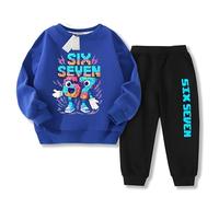 Genérico 67 Six Seven Sudadera Niña Niño, Meme Divertido Italiano Brainrot Sudadera con Capucha, Estilo Hip Hop Streetwear Y2K, Sudadera Gaming para Niños y Adolescentes