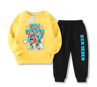 Genérico 67 Six Seven Sudadera Niña Niño, Meme Divertido Italiano Brainrot Sudadera con Capucha, Estilo Hip Hop Streetwear Y2K, Sudadera Gaming para Niños y Adolescentes