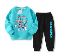 Genérico 67 Six Seven Sudadera Niña Niño, Meme Divertido Italiano Brainrot Sudadera con Capucha, Estilo Hip Hop Streetwear Y2K, Sudadera Gaming para Niños y Adolescentes