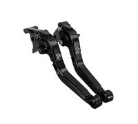 Genérico 7/8" 22mm Non-slip Rubber & CNC Aluminum Handlebar Handle Bar Grips Ends Clutch Brake Levers Set For HYOSUNG For GT650R 2006-2009,Resistente al uso