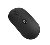 Genérico 7 Key Gaming Mouse 2.4Ghz Portable Wireless Bluetooth-Compatible Mouse Office Mouse 2400DPI USB Port Computer for Laptop Platform Mac (Black)