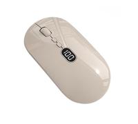 Genérico 7 Key Gaming Mouse 2.4Ghz Portable Wireless Bluetooth-Compatible Mouse Office Mouse 2400DPI USB Port Computer for Laptop Platform Mac (White)