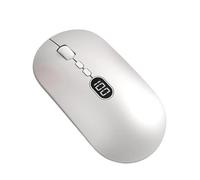 Genérico 7 Key Gaming Mouse 2.4Ghz Portable Wireless Bluetooth-Compatible Mouse Office Mouse 2400DPI USB Port Computer for Laptop Platform Mac (Sliver)