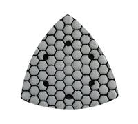 Genérico 7 unids/Set 90mm triángulo Almohadillas de Pulido en seco de Diamante for Granito mármol hormigón Piedra Almohadillas de Lijado Discos de Pulido