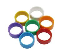 Genérico 70 Anillos for Patas De Identificación De Aves De Corral, 16/18/20 Mm, for Pollo, Pato, Ganso, Gestión De Marcado De Aves De Corral Domésticas(Light Green,1.8cm)