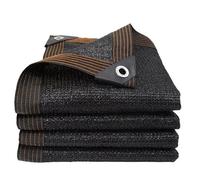Genérico 70% de opacidad de Red de Sombra 1x2m 2X 4.0m 3x4.0m 4x8m 5x11m 6x6m 7x8m Malla Sombreo Negra, Malla Sombreadora para Patio pérgola RV toldo(3.0 x 4.0 m)