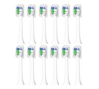 Genérico 8 Cabezales, Compatible Con Philips, 1100 2100 4100 5100 | HX6211 HX6213 HX6220 HX6231 HX6234 HX6235 HX6250 HX6263 HX6275 HX6610 HX6616 HX6620(12pcs White)
