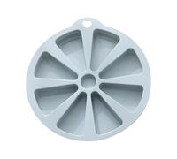Genérico 8 Cavity Baking Mold, Silicone Triangle Mould, 10.6 Inches Scone Pan with Soft Build, Flexible Non Stick Cooking, Reusable Device with Wedge Style, Cake Mold for Pizza and Cornbread