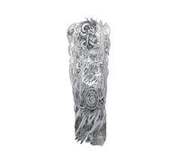 Genérico 8 Hojas de Tatuajes Grandes de Manga de Brazo, Reloj, Impermeable, Tatuaje Temporal Falso, Pegatina de Calavera for Hombres y Mujeres, Tatuaje de tótem(19-TQB078)