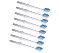 Genérico 8 piezas Cabezales de Repuesto para Irrigador Bucal Accesorios Compatibles Diseño Duradero para Limpieza Interdental y Debajo de Encías Recambio para Cepillo Oral Estándar