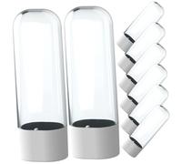 Genérico 8 Piezas Cubierta Protectora De Cabeza De Cepillo De Cepillos De Eléctricos Cerdas para Adultos Soporte De Cepillo De Eléctrico Cabezas De Cepillo De