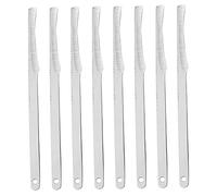 Genérico 8 Piezas Herramientas De Pedicura Máscara Limas De Uñas y Tampones Clíper Cortaúñas Etiqueta Taladro De Uñas Eléctrico Uñas De Los Pies Corrector Perforar Acero Inoxidable Silver