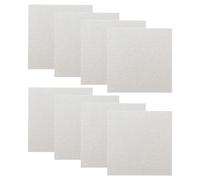 Genérico 8 Piezas Láminas de Mica para Horno Microondas 13x13 Cm, Placas Aislantes Resistentes a Altas Temperaturas, Accesorios Internos para Repuestos de Microondas Domésticos, Cubierta de
