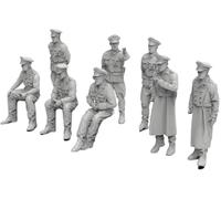 Genérico 8 Set Figura Alemana Moderu Minichua Purei, Kit Modelo Plástico 2.4cm