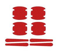 Genérico 8 unids/set Universal Manija de La Puerta Del Coche Tazón Rasguño Pegatinas de Protección Transparente Manija Del Coche Tira de Protección Anti-colisión