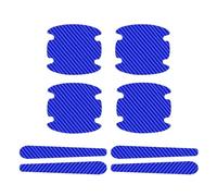 Genérico 8 unids/set Universal Manija de La Puerta Del Coche Tazón Rasguño Pegatinas de Protección Transparente Manija Del Coche Tira de Protección Anti-colisión