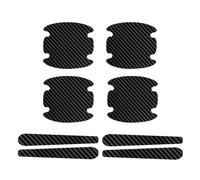 Genérico 8 unids/set Universal Manija de La Puerta Del Coche Tazón Rasguño Pegatinas de Protección Transparente Manija Del Coche Tira de Protección Anti-colisión