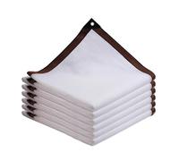 Genérico 85% Malla Sombreo Blanco, Red de Sombra con Ojales Rectangular Malla Sombreadora Jardín Solar Sombra Pañ para Patio, Flores, Plantas 2X3.0M 2X10M 2.5X4.0M 3X10M 3.5X10M 5X15M 7X7M(3.5x6m)