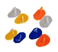 Genérico 8pcs Soporte De Práctica De Uñas Practicar Uñas Para Nail Art Anillo De Uñas Tablero De Exhibición Del Color De Las Uñas Práctica De Arte De Uñas Practica Las Uñas El Plastico