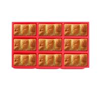 Genérico 9-Cavity Silicone Loaf Pan Nonstick Bread Baking Mold