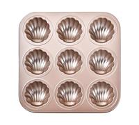 Genérico 9 Slot Baking Pan - Reusable Cupcake Tray, Baking Tray for Cookie Brownie Chocolate, Cupcake Molds with Non Stick Surfaces, Muffin Pan, Muffin Mold for Kitchen Food Preparation Tool