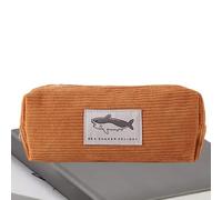 Genérico à à broder, trousse à Souple - de Papeterie Requin Velours côtelé, à stylos Mignon, à en Forme d'animal Doux pour Les Voyages, le Travail et l'école