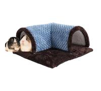 Generico A Tunnel - Alfombrilla para dormir de algodón para mascotas pequeñas, de , de forro polar, de ángulo recto para conejillos de perros, 200 g, para hámsters anticivo