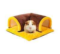 Generico A Tunnel - Alfombrilla para dormir de algodón para mascotas pequeñas, de , de forro polar, de ángulo recto para conejillos de perros, 200 g, para hámsters anticivo
