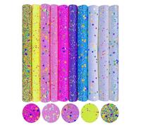 Generico A4 Glitter Sequins - 8 Pieces 20x30x0,5cm, Paper Beaded Decoration | Craft Jewelry Beading, for Scrapbook Fabric Embroidery Costume Party Home Classroom DIY Art Projects Creative Supplies