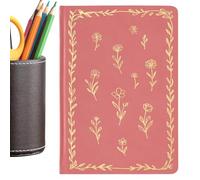 Genérico A5 Journaling Notebook, Compact Hardcover Dotted Planner, 8.27x5.83 Inches Writing Journal with Portable Cover Design, Daily Planning Notebook for School and Business Use
