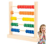 Genérico Ábaco para Niños - Madera 16x15cm | Juguete Marco De Conteo Cuentas Coloridas Aprendizaje Temprano Desarrollo Cerebral 2-4 Años Equipo Pieza Útil Objeto Pro Educativo Escolar Kit