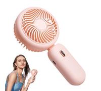 Genérico Abanico Manual Plegable, Ventilador Personal Recargable para Viaje con Fuerte, 3 Velocidades Flujo De Aire Fuerte Accesorios De Enfriamiento Para Viajes Al Aire Libre Bodas Juegos Deportivos